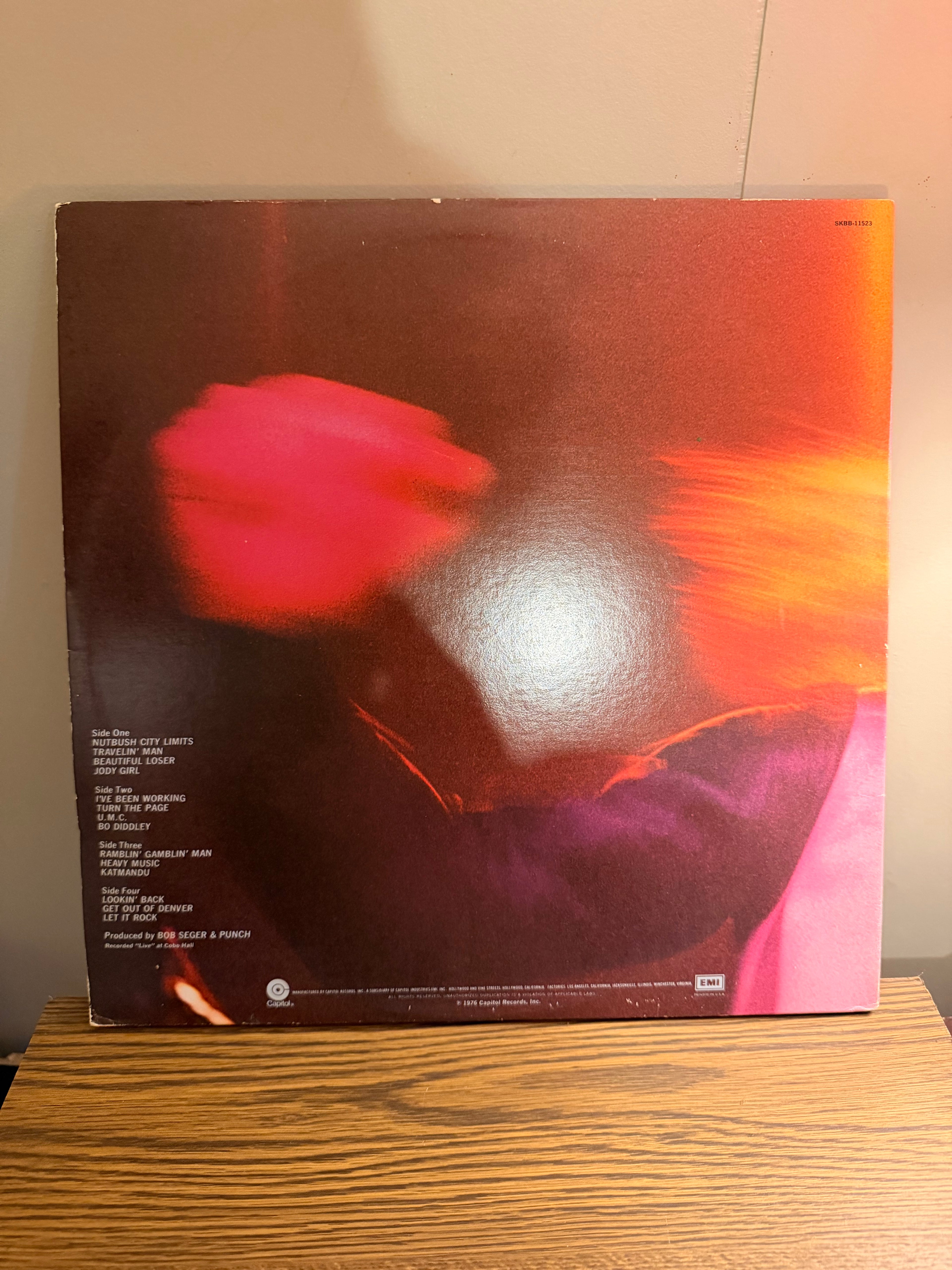 Bob Seger “Live Bullet” DOUBLE LP