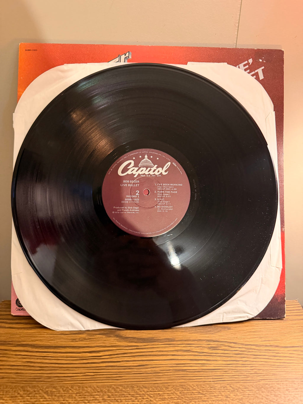 Bob Seger “Live Bullet” DOUBLE LP