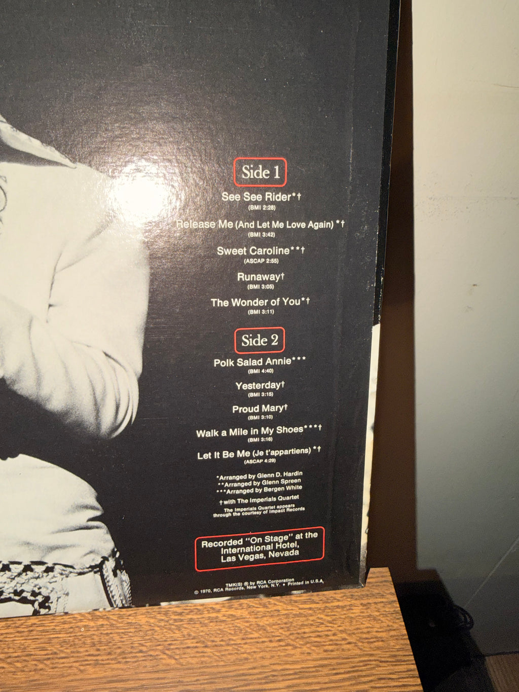 Elvis “On Stage” LIVE ALBUM!