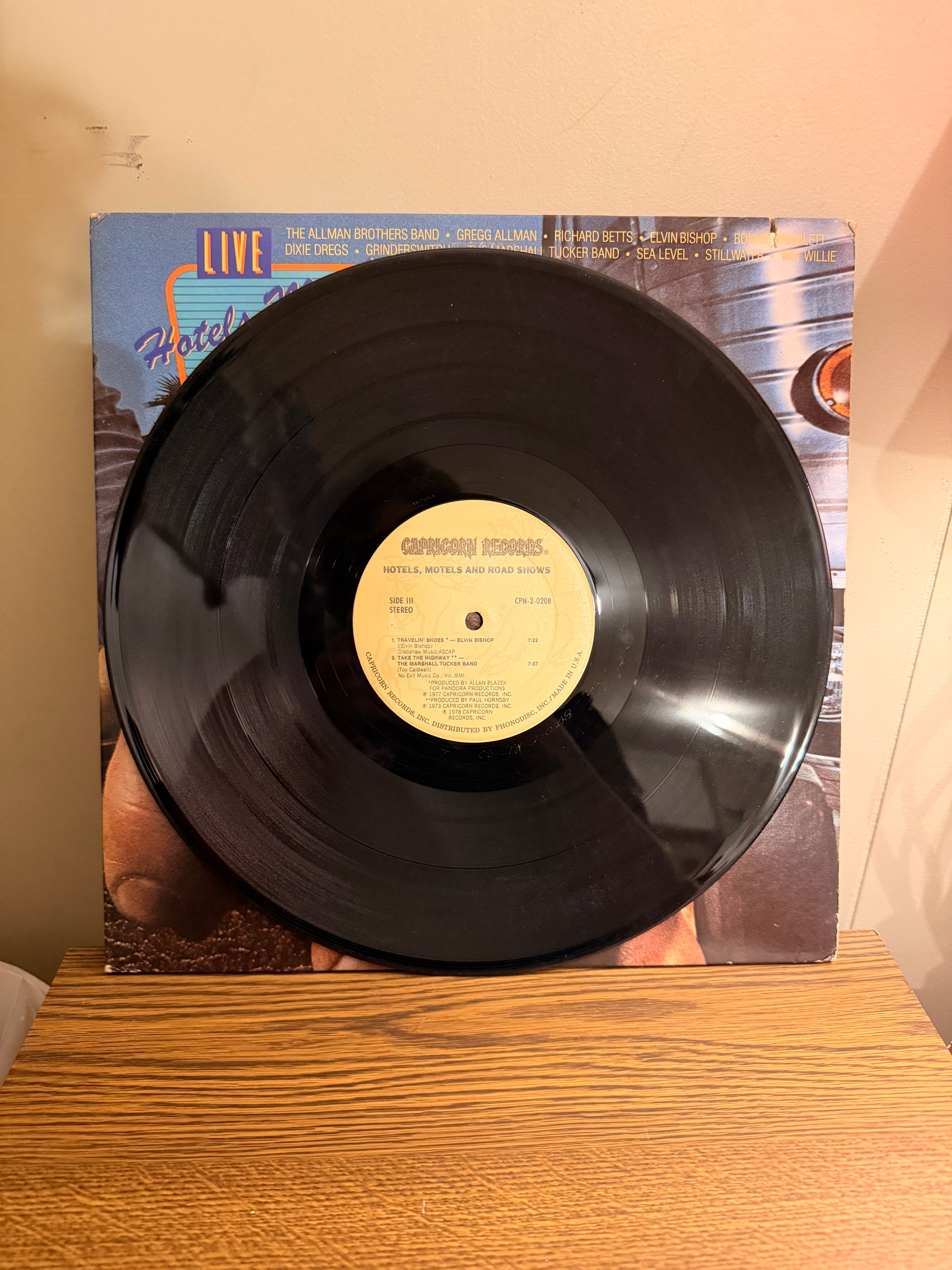 Hotels Motels and Road Shows “Live” Double LP