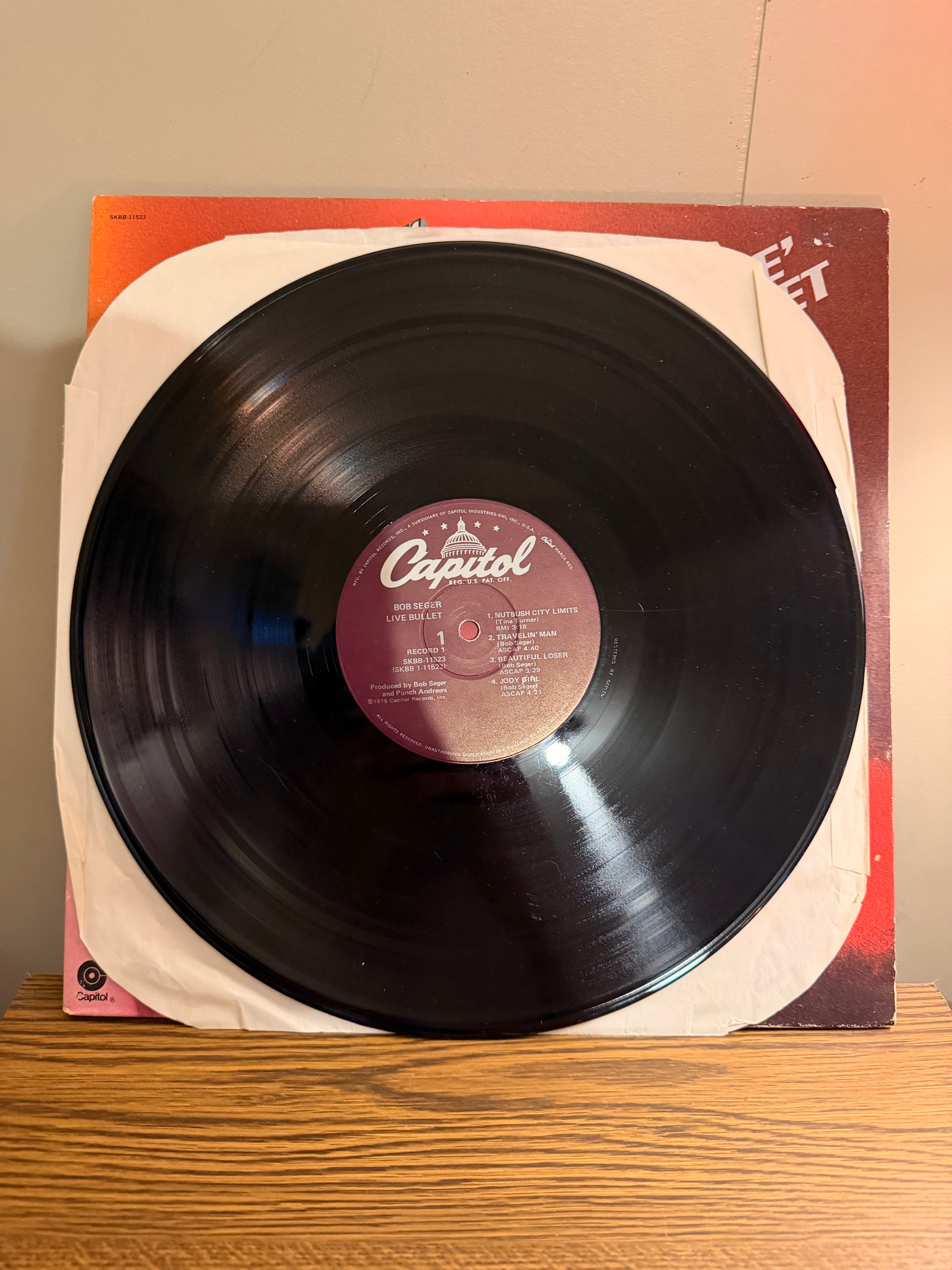 Bob Seger “Live Bullet” DOUBLE LP