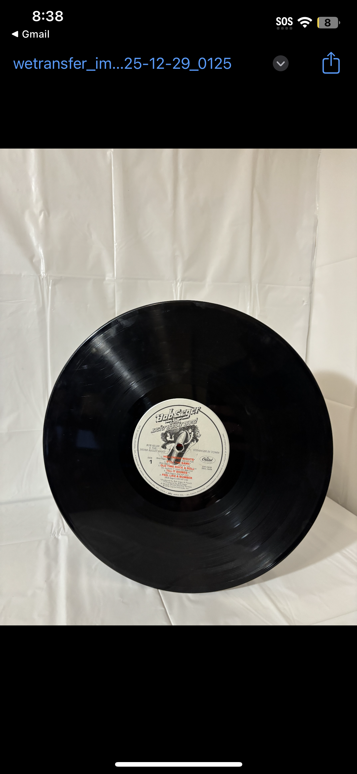 Bob Seger “Stranger in Town”