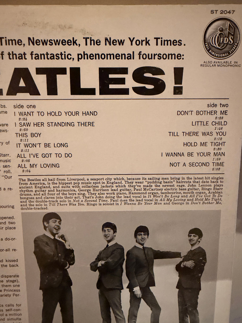The Beatles “Meet The Beatles”