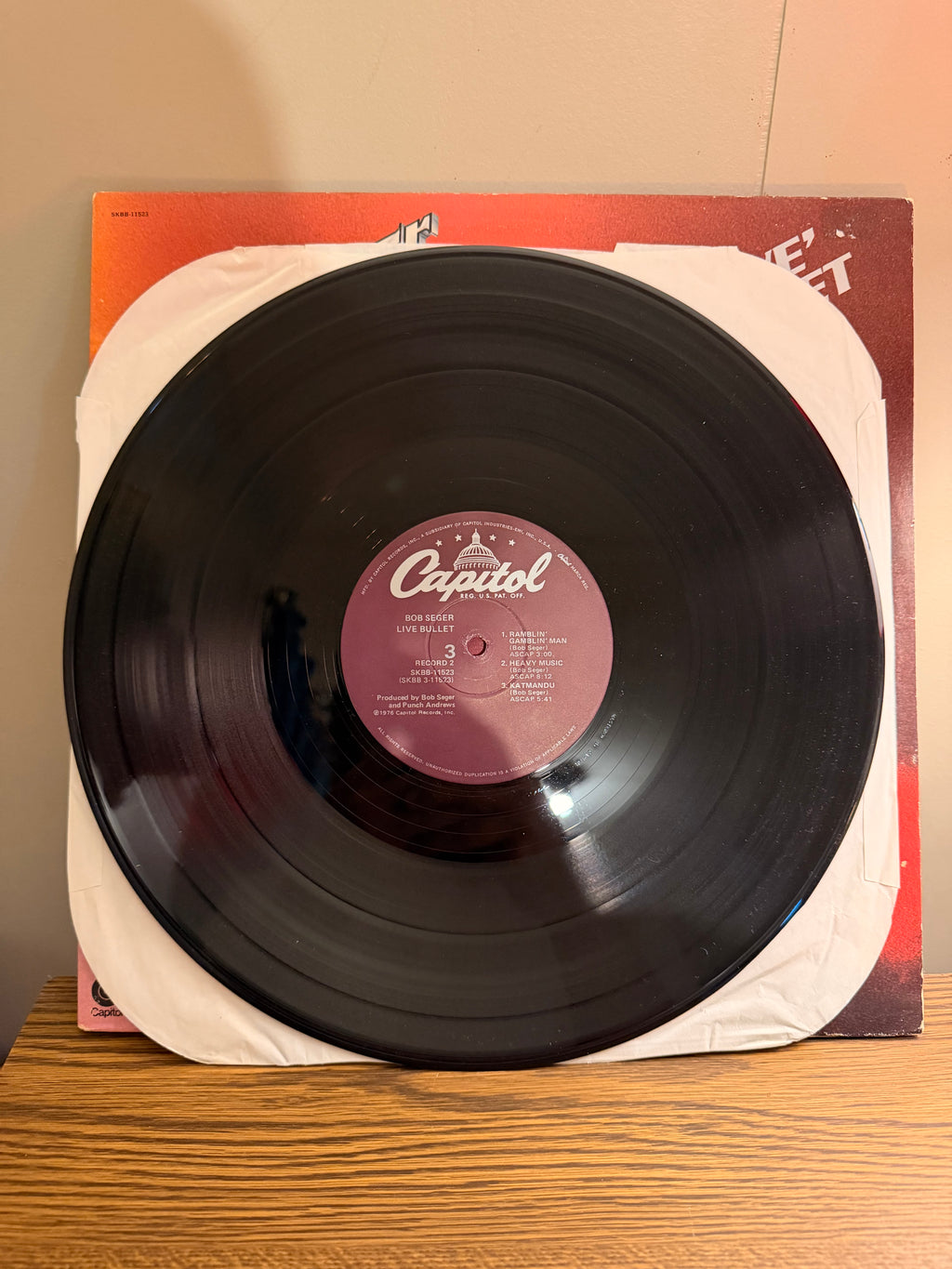 Bob Seger “Live Bullet” DOUBLE LP