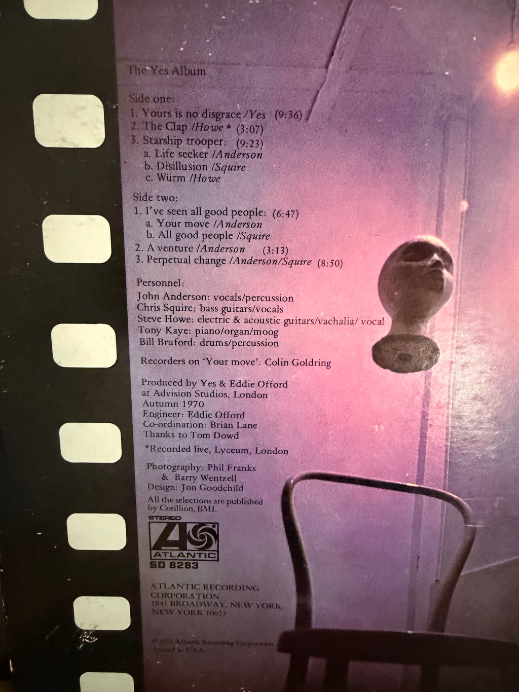 Yes “The Yes Album”
