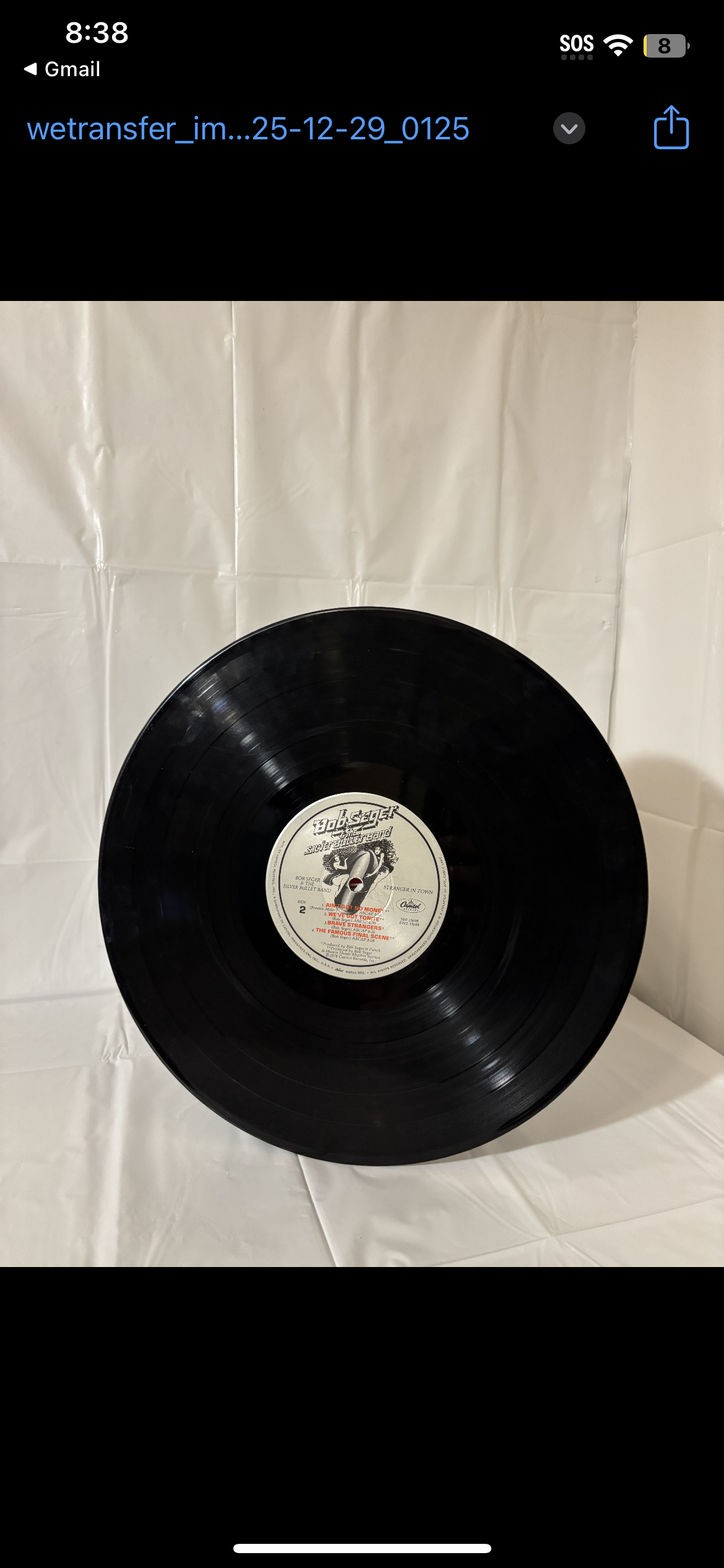 Bob Seger “Stranger in Town”